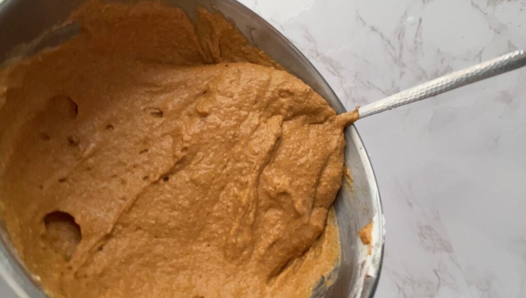 Pumpkin Spice Protein Mini Muffins Batter